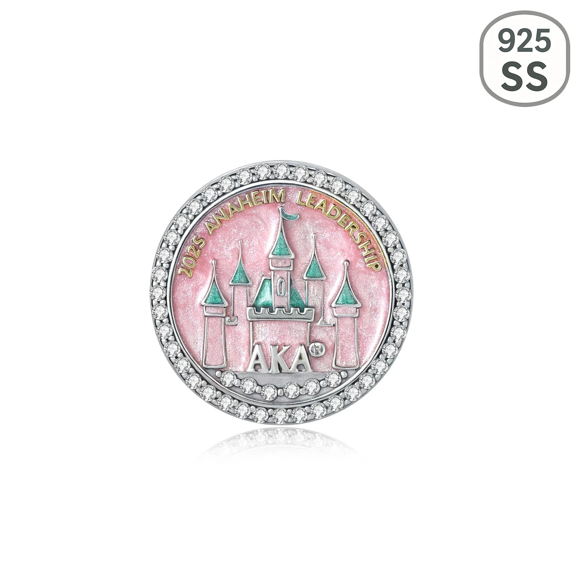 AKA 2025 Leadership Conference Sterling Silver Charm (Fits Pandora)