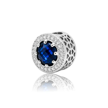 Fancy Blue Radiant Charm
