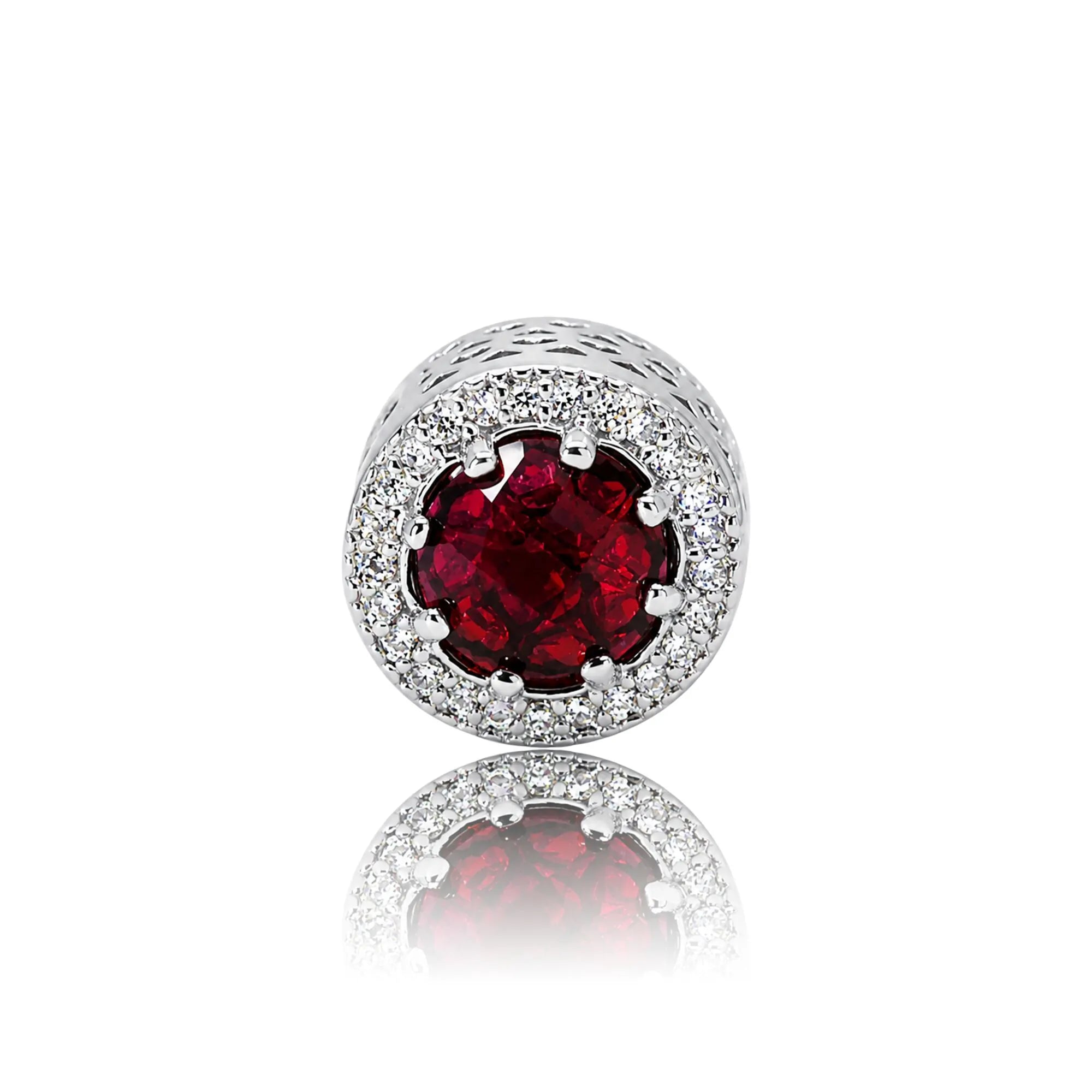 Fancy Red Radiant Charm