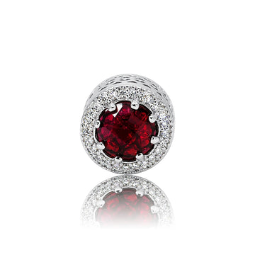 Fancy Red Radiant Charm