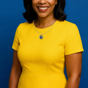 SGRho Founders' Day Silver Necklace