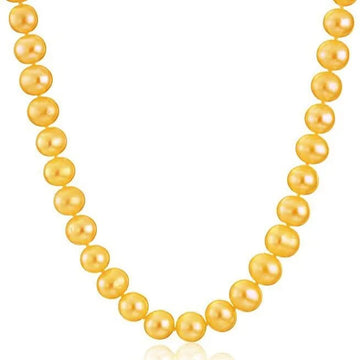 Freshwater Pearl Necklace in Gold - Gratia Pearl