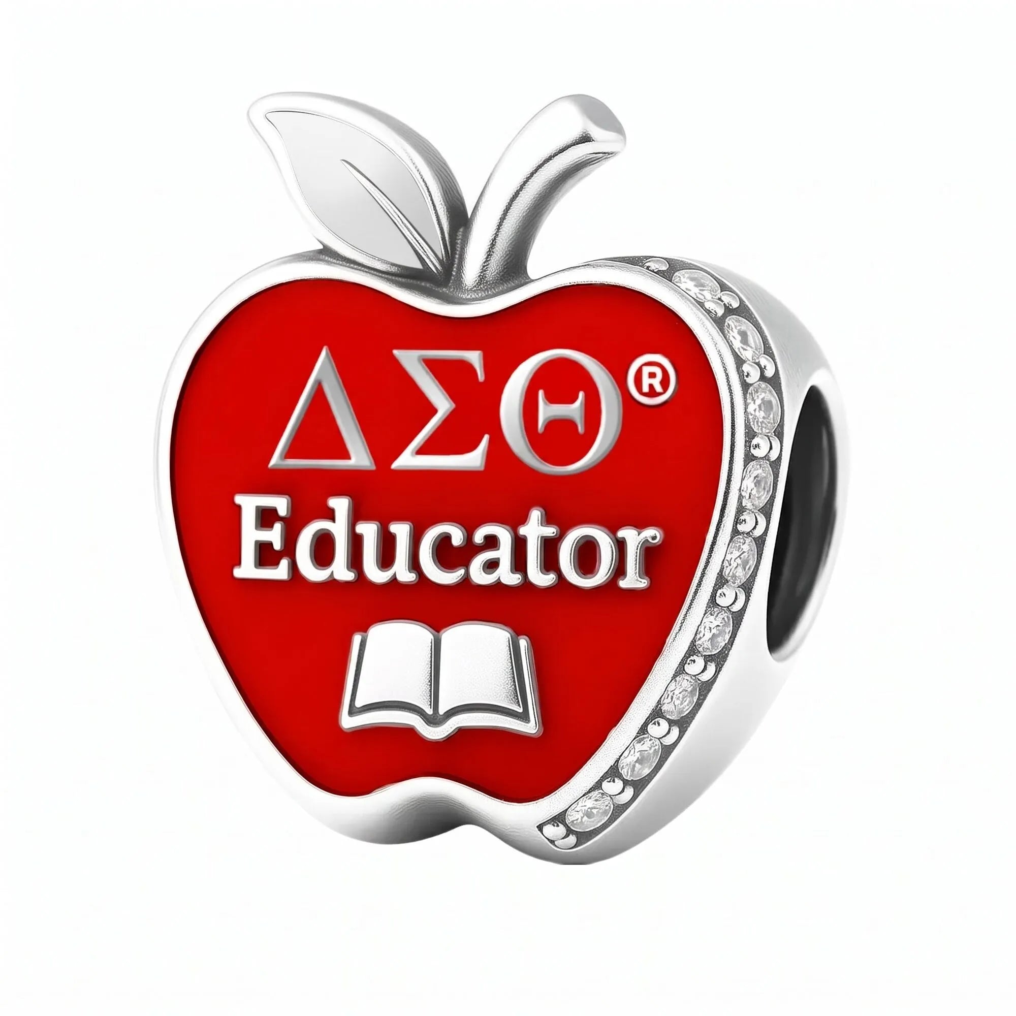 ΔΣΘ Educator Sterling Silver Charm (Fits Pandora) - Delta Sigma Theta