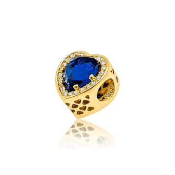 Gold I heart Blue
