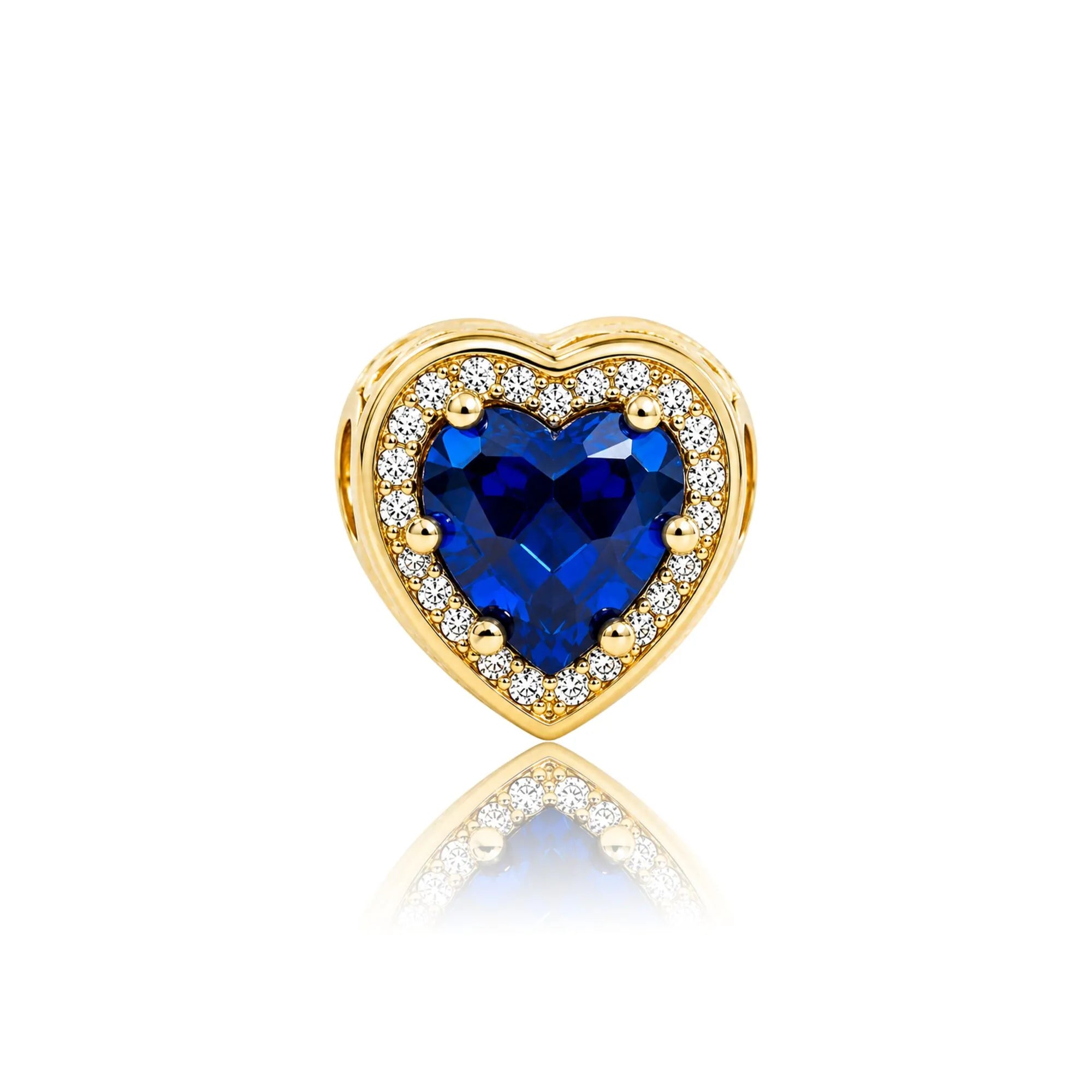 Gold I heart Blue