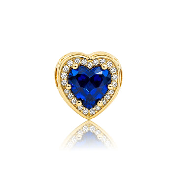 Gold I heart Blue