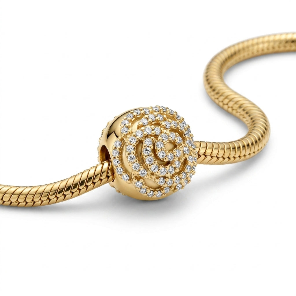 Gold Rose Safety Stopper