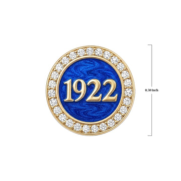 SGRHO Gold 1922 Charm