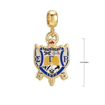 SGRHO Gold Shield Charm