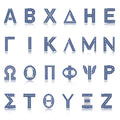 Blue Letter Λ / Lambda Charm with available Greek letter styles