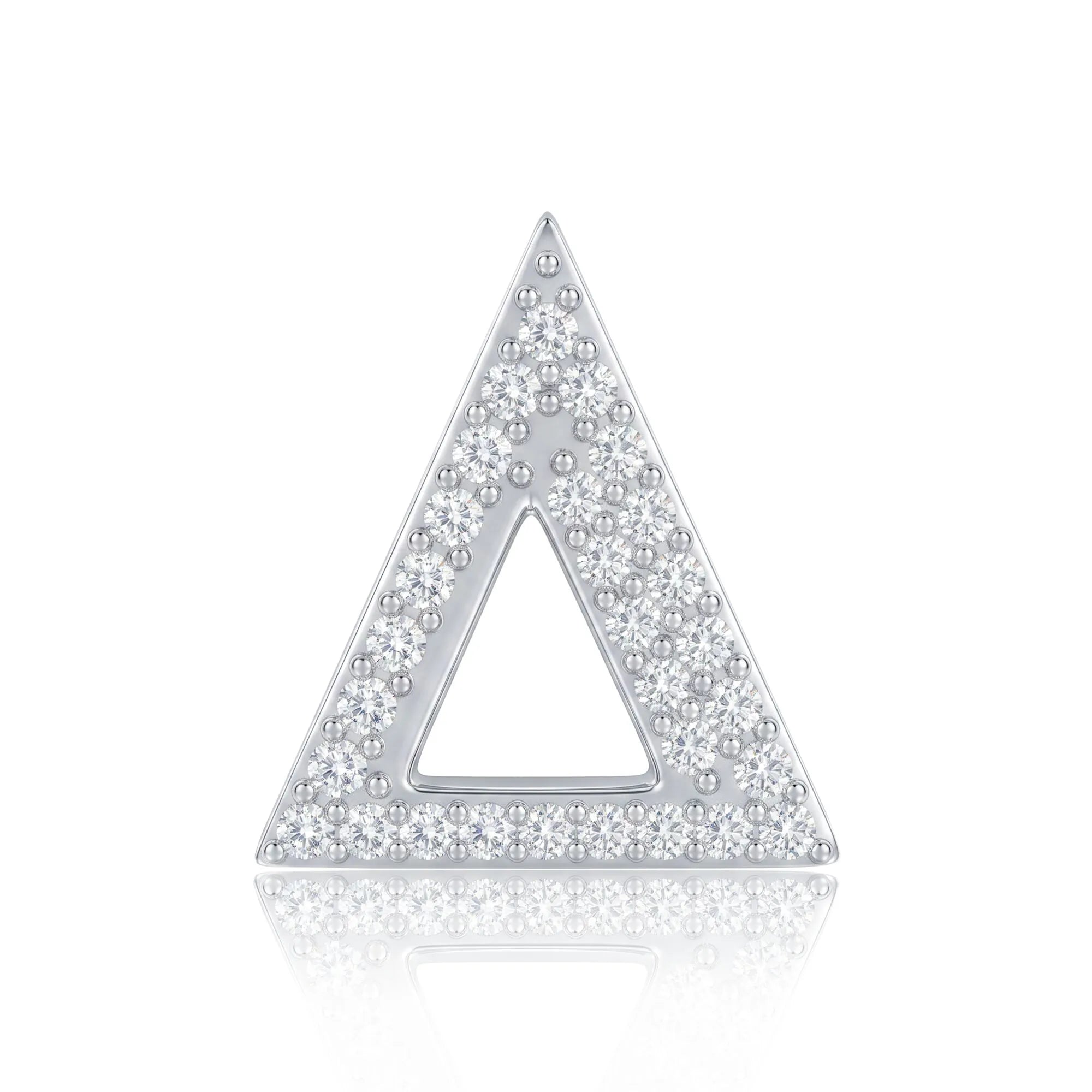 Silver Letter Δ / Delta Charm
