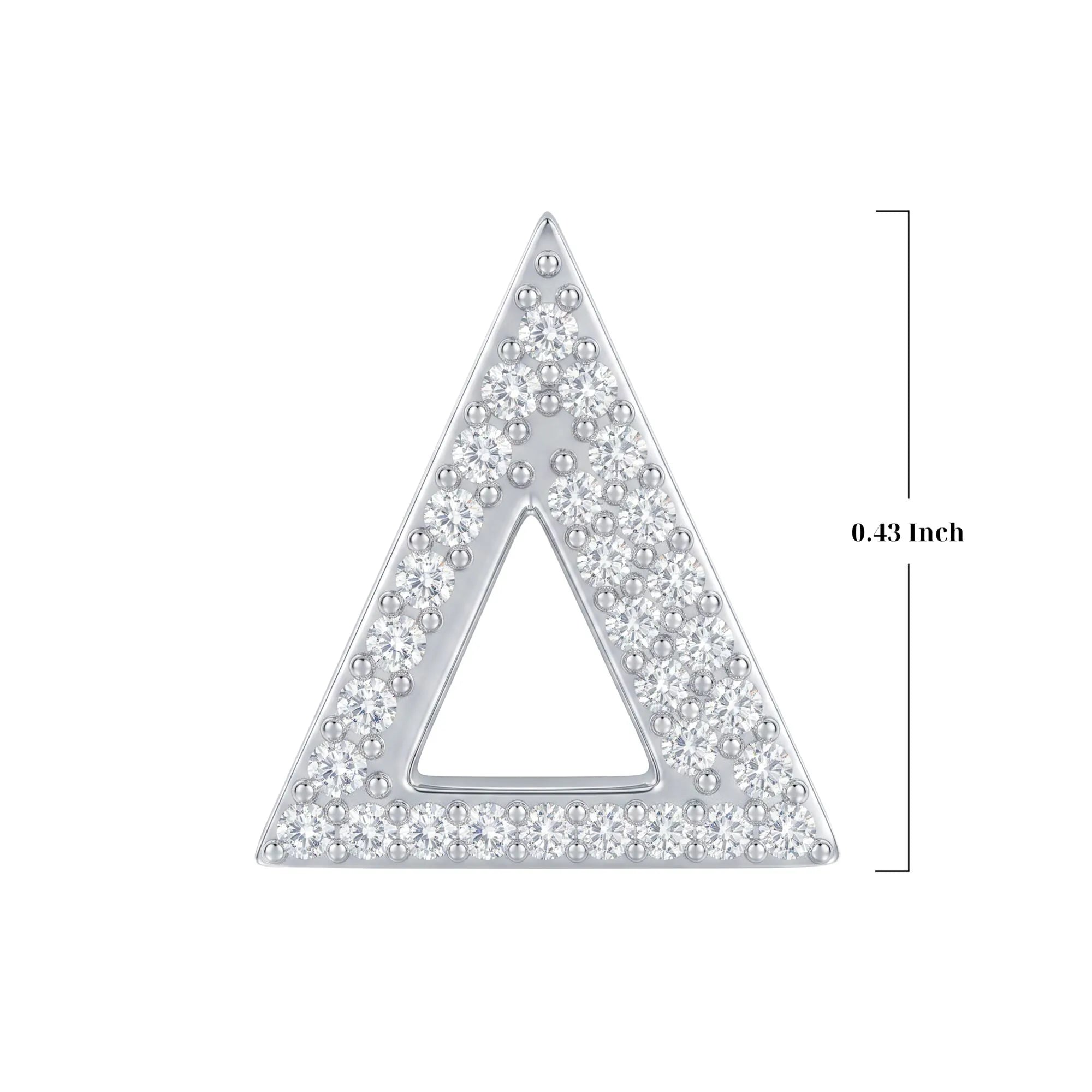 Silver Letter Δ / Delta Charm