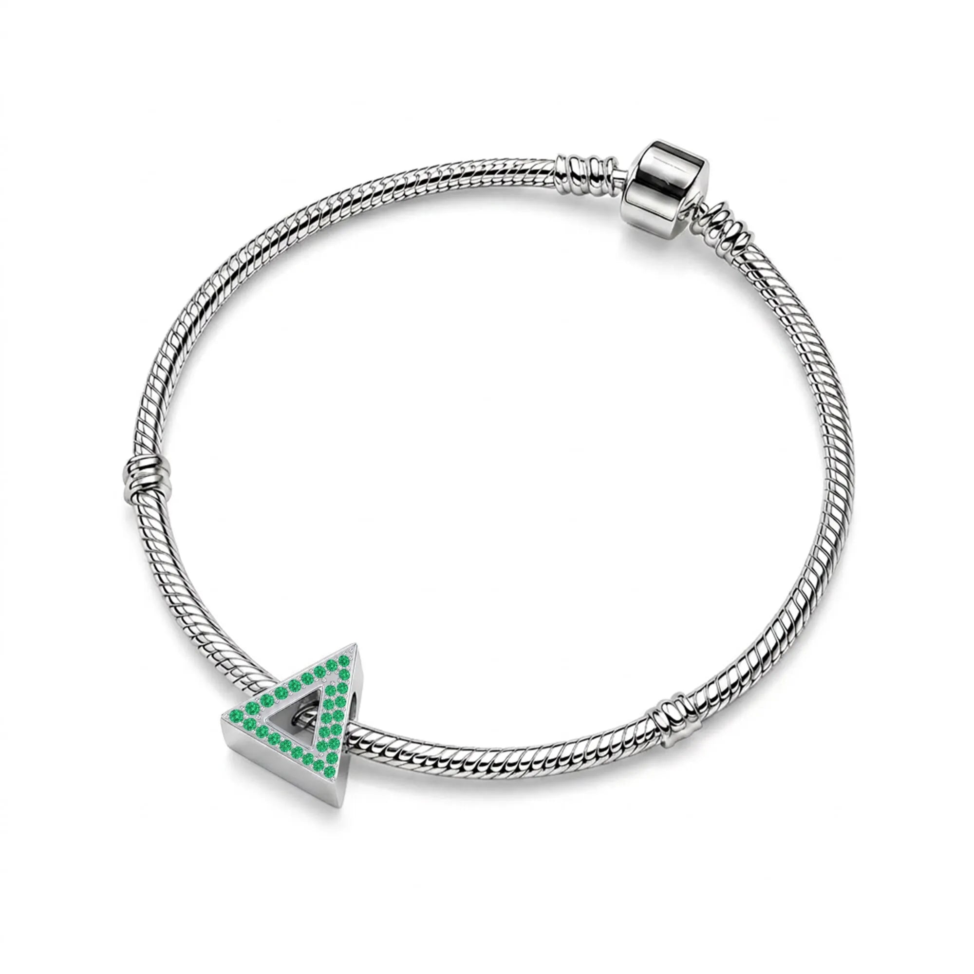 Green Letter Δ / Delta Charm