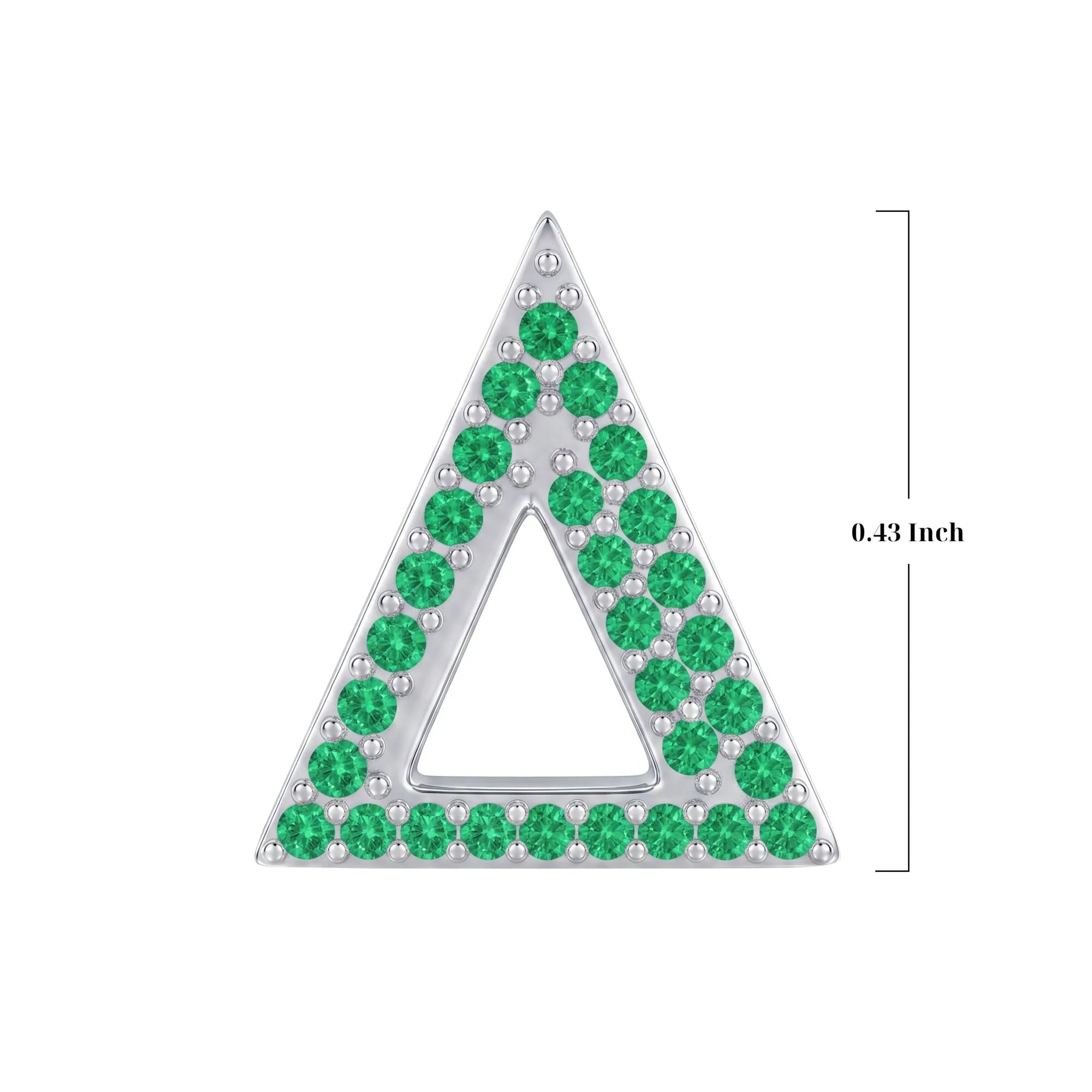 Green Letter Δ / Delta Charm