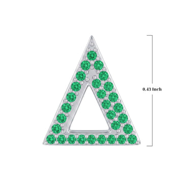 Green Letter Δ / Delta Charm