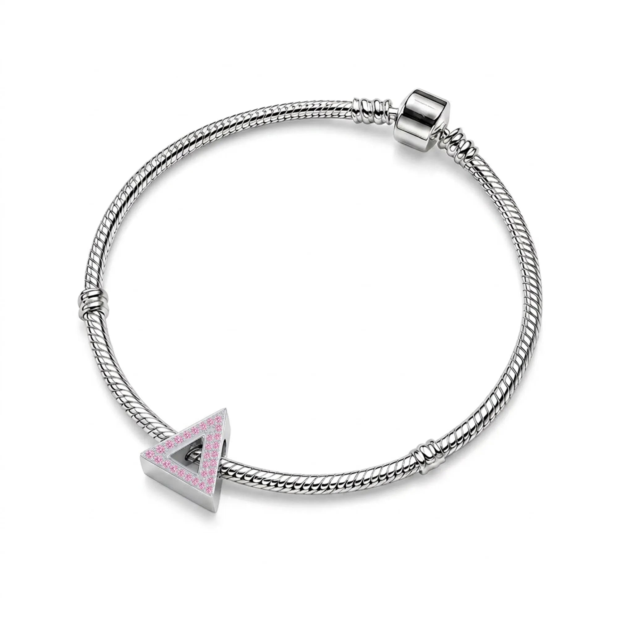 Pink Letter Δ / Delta Charm
