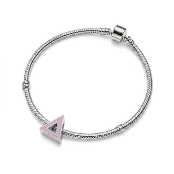 Pink Letter Δ / Delta Charm