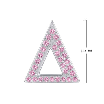 Pink Letter Δ / Delta Charm
