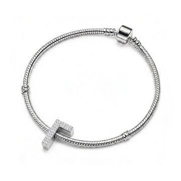 Silver Letter Γ / Gamma Charm