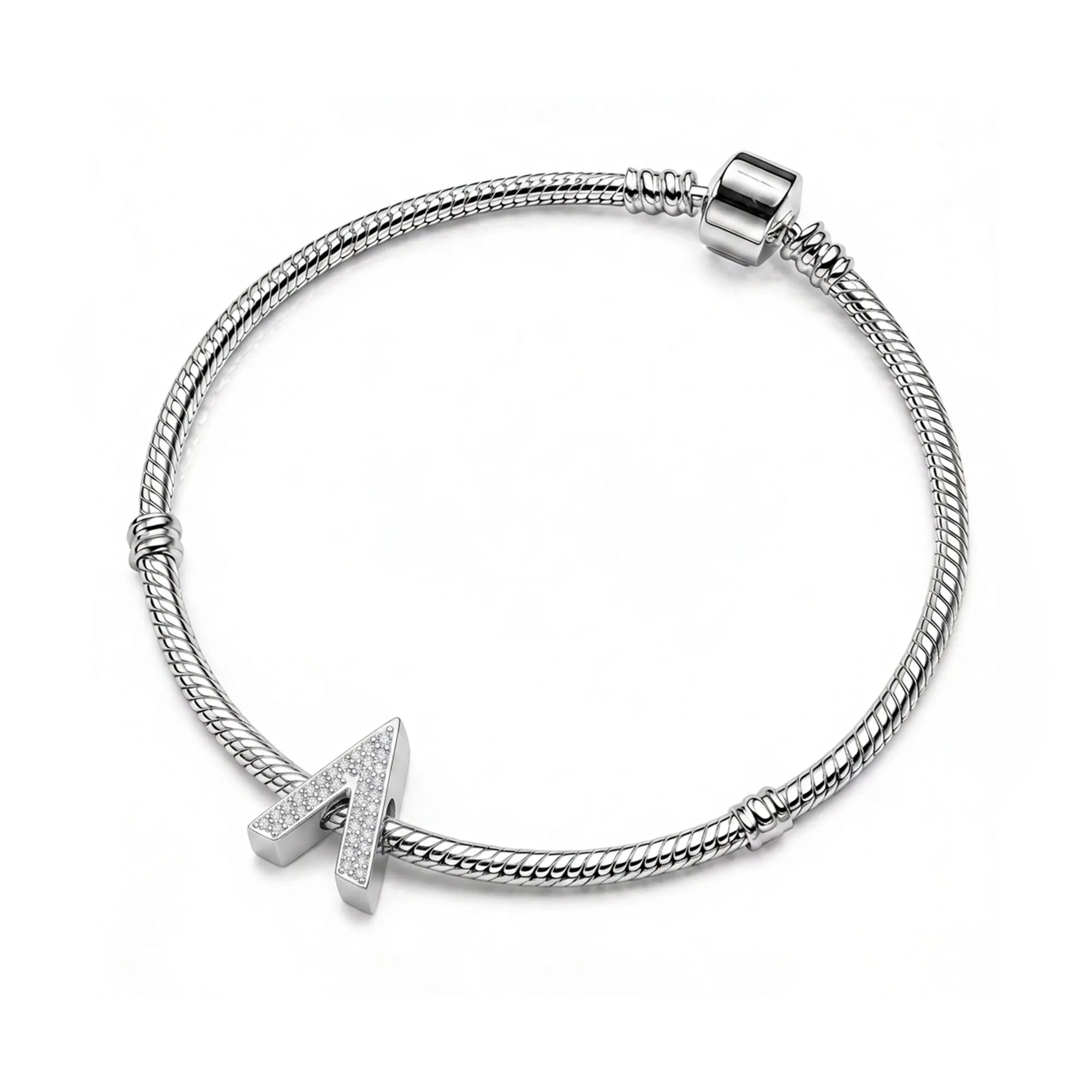 Silver Letter Λ / Lambda Charm