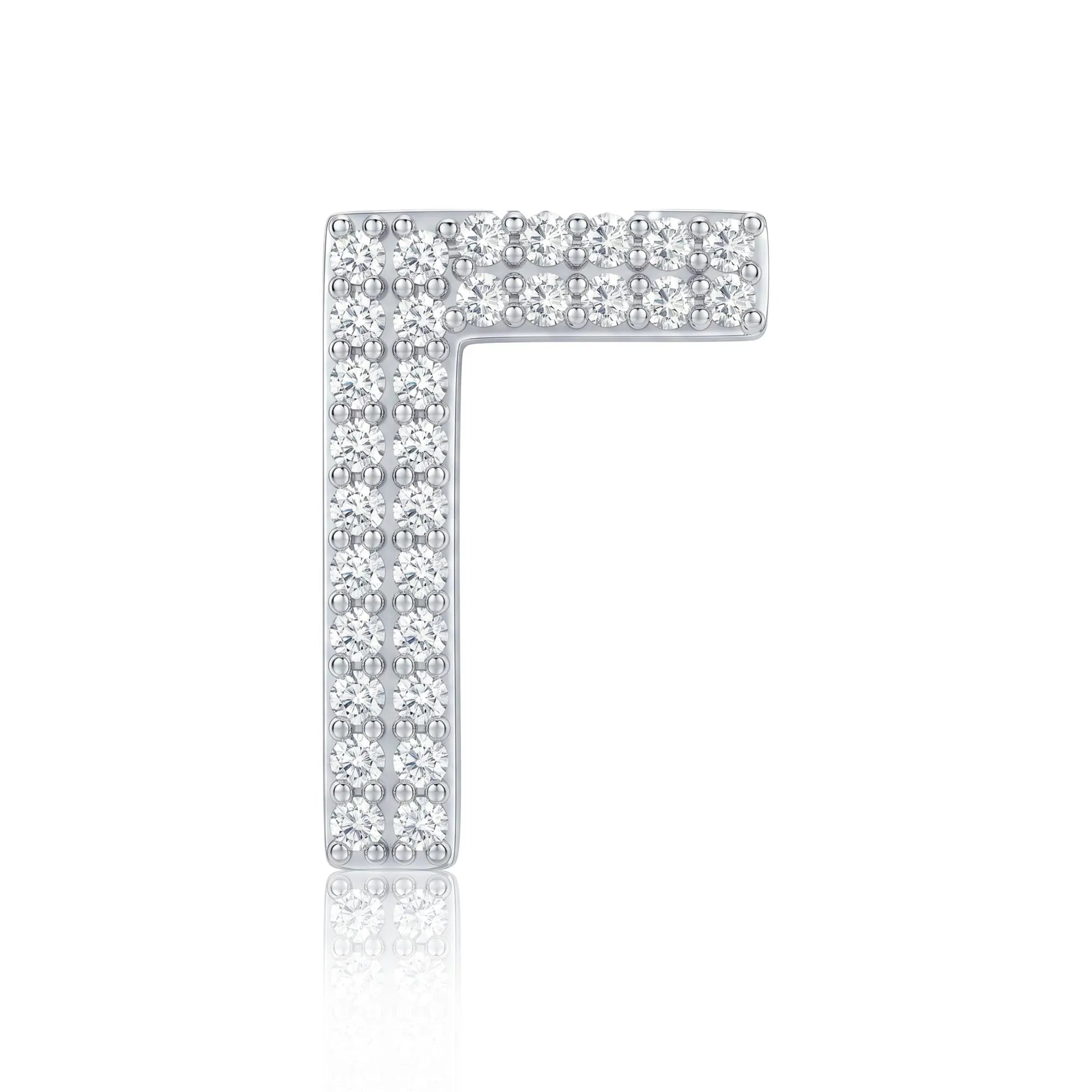 Silver Letter Γ / Gamma Charm