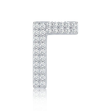 Silver Letter Γ / Gamma Charm