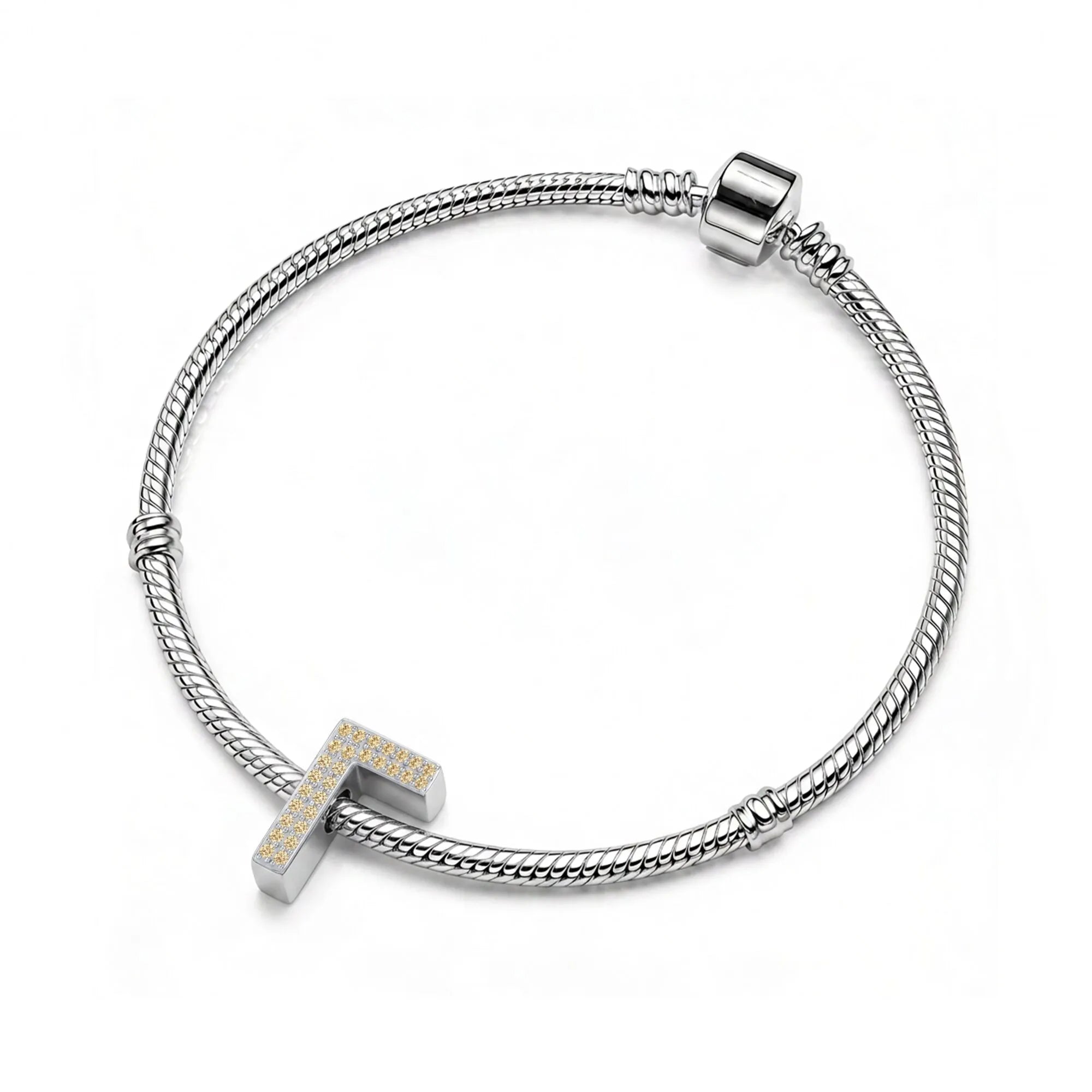 Gold Letter Γ / Gamma Charm