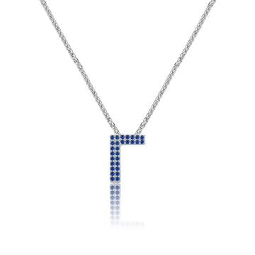 Blue Letter Γ / Gamma Charm