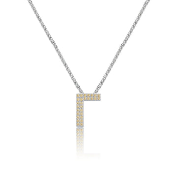 Gold Letter Γ / Gamma Charm