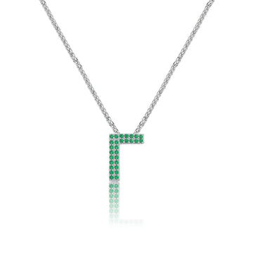 Green Letter Γ / Gamma Charm
