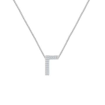 Silver Letter Γ / Gamma Charm