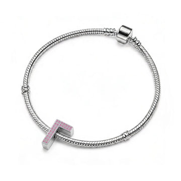 Pink Letter Γ / Gamma Charm