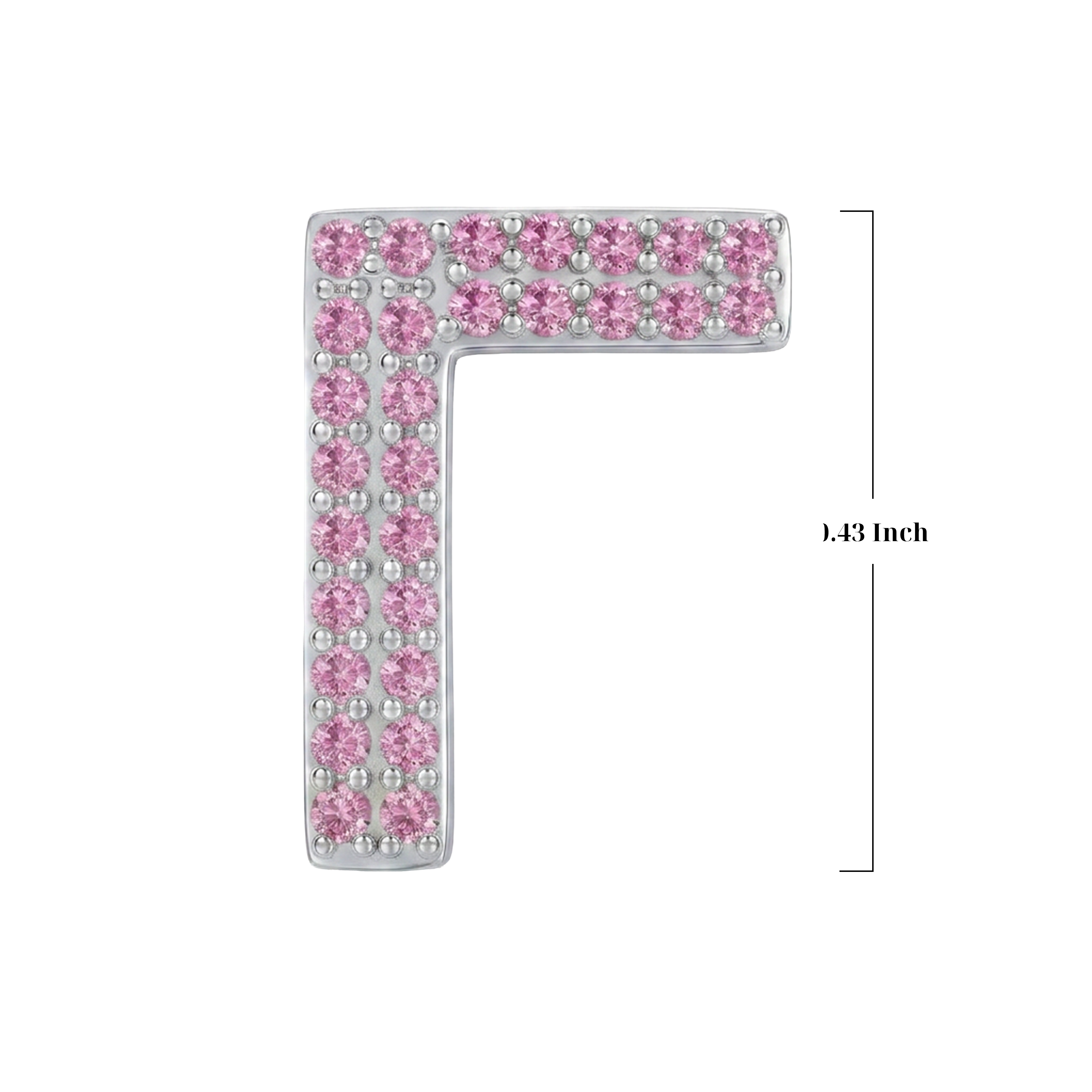 Pink Letter Γ / Gamma Charm