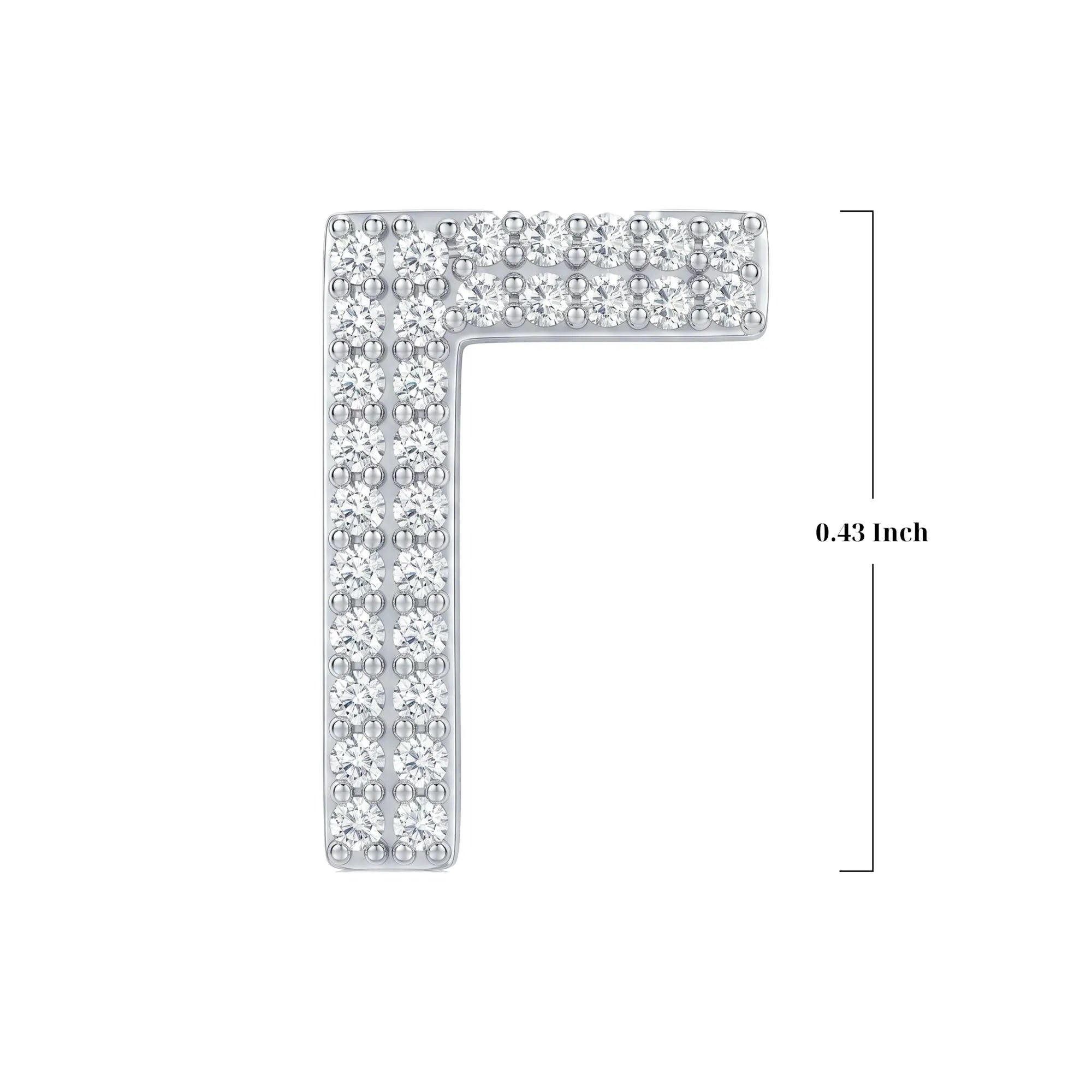 Silver Letter Γ / Gamma Charm