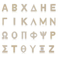 Gold Letter Λ / Lambda Charm with available Greek letter styles