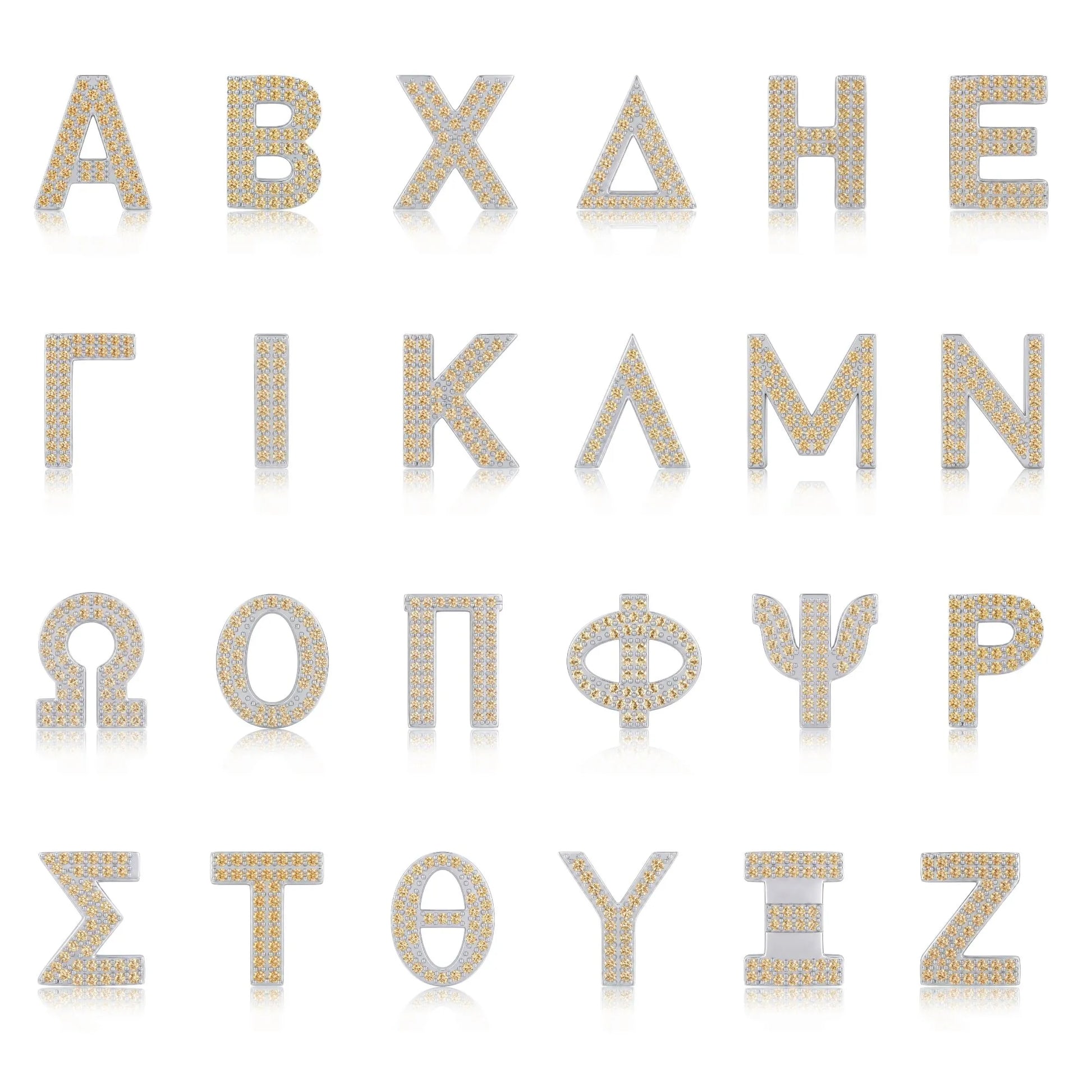 Gold Letter Δ / Delta Charm – Gratia Pearl