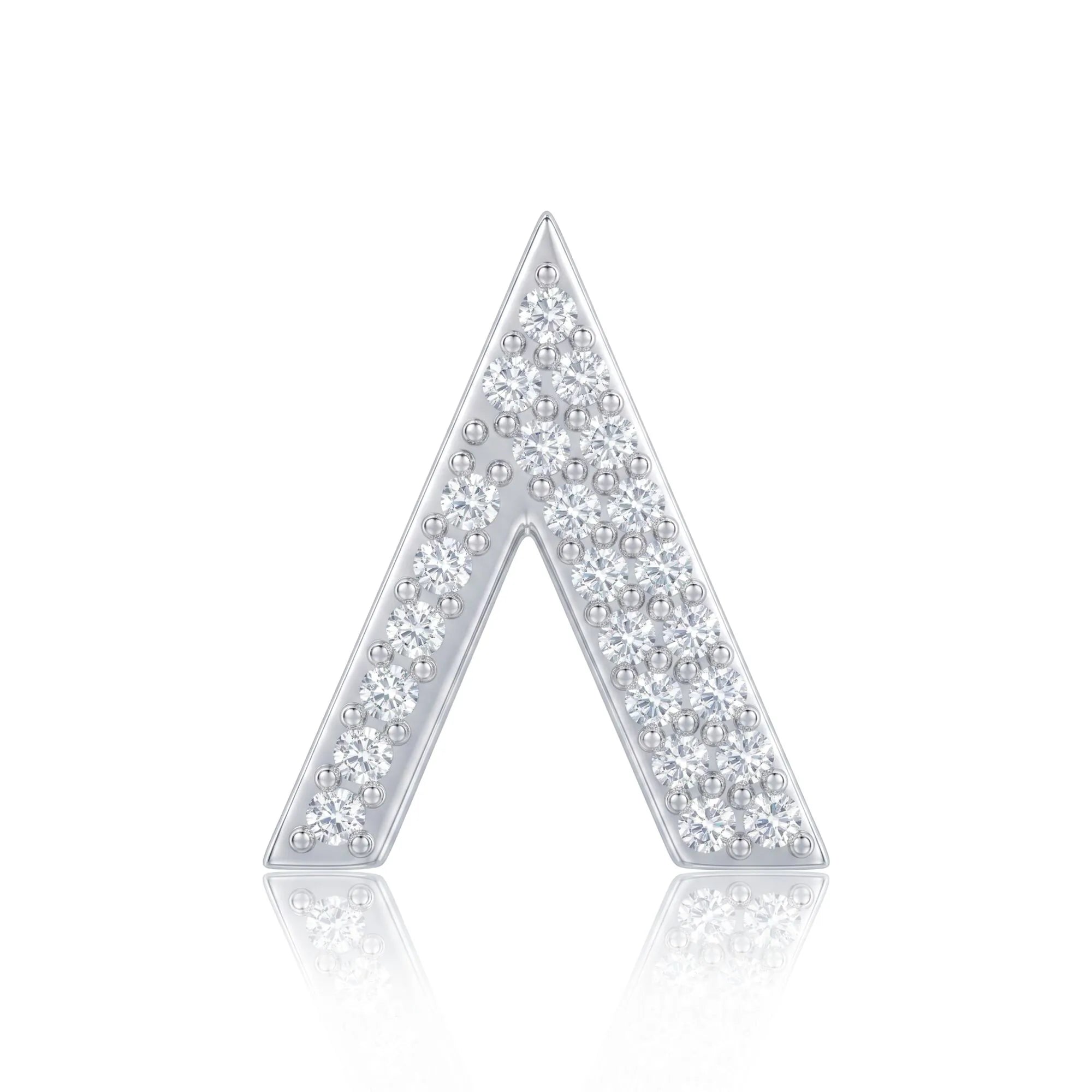 Silver Letter Λ / Lambda Charm