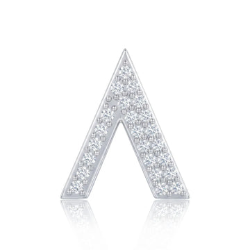 Silver Letter Λ / Lambda Charm