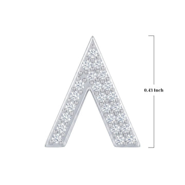 Silver Letter Λ / Lambda Charm