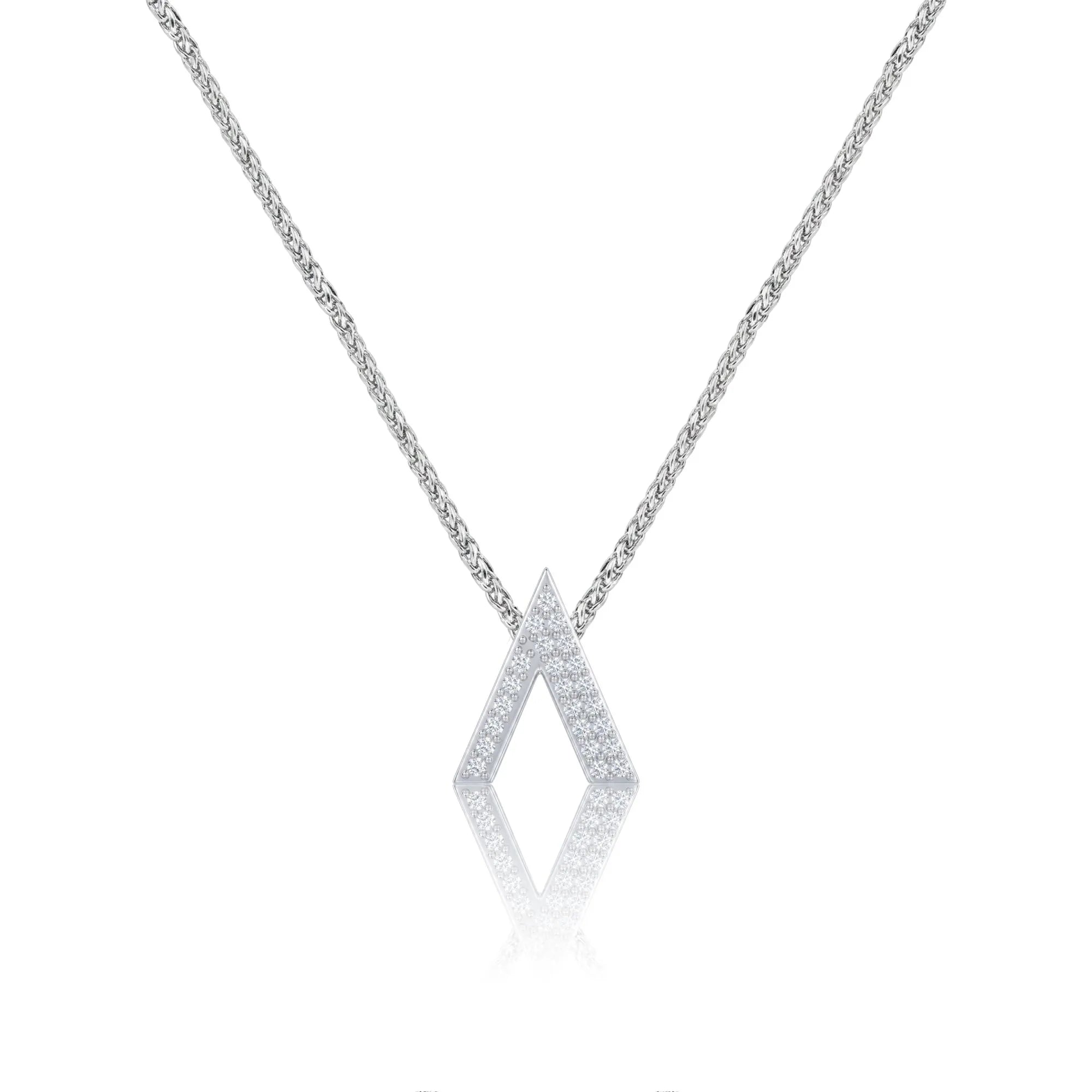 Silver Letter Λ / Lambda Charm