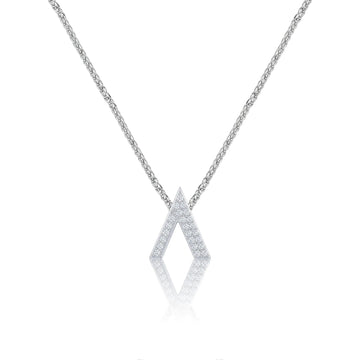 Silver Letter Λ / Lambda Charm