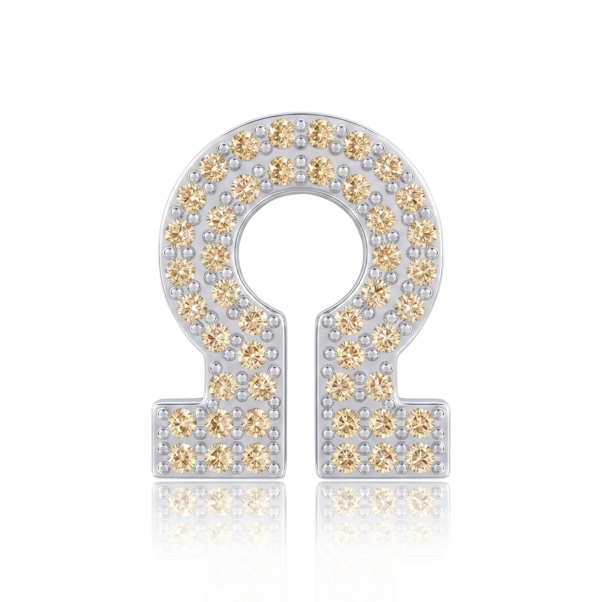 Gold Letter Ω / Omega Charm