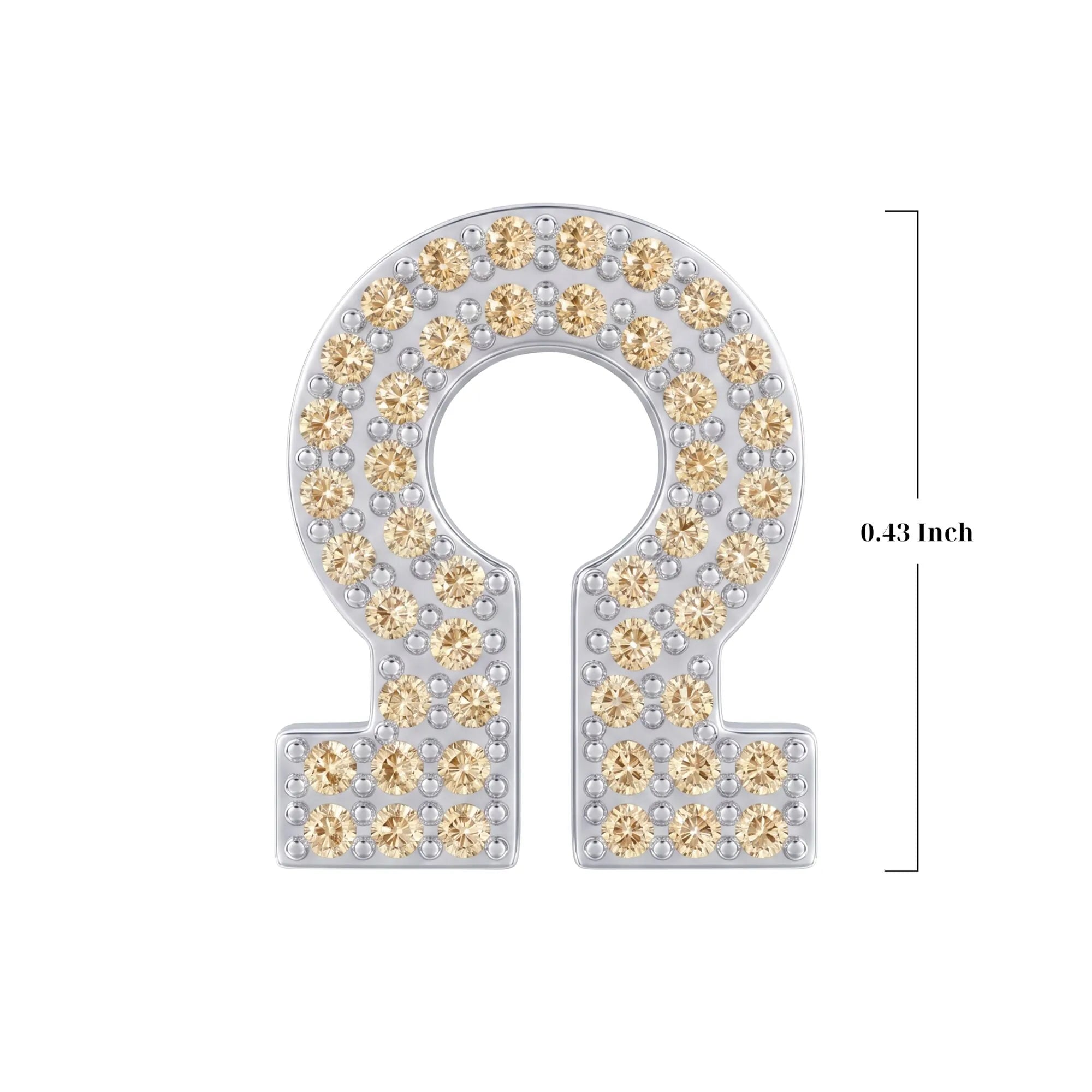Gold Letter Ω / Omega Charm