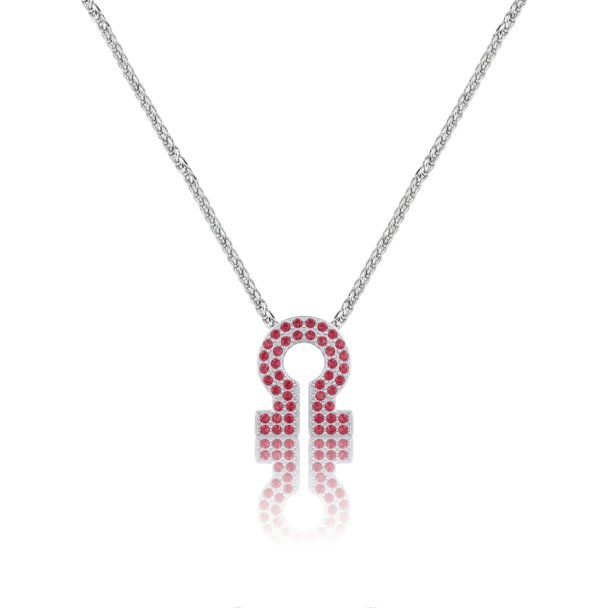 Red Letter Ω / Omega Charm