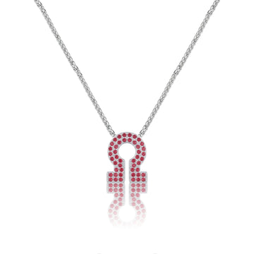 Red Letter Ω / Omega Charm