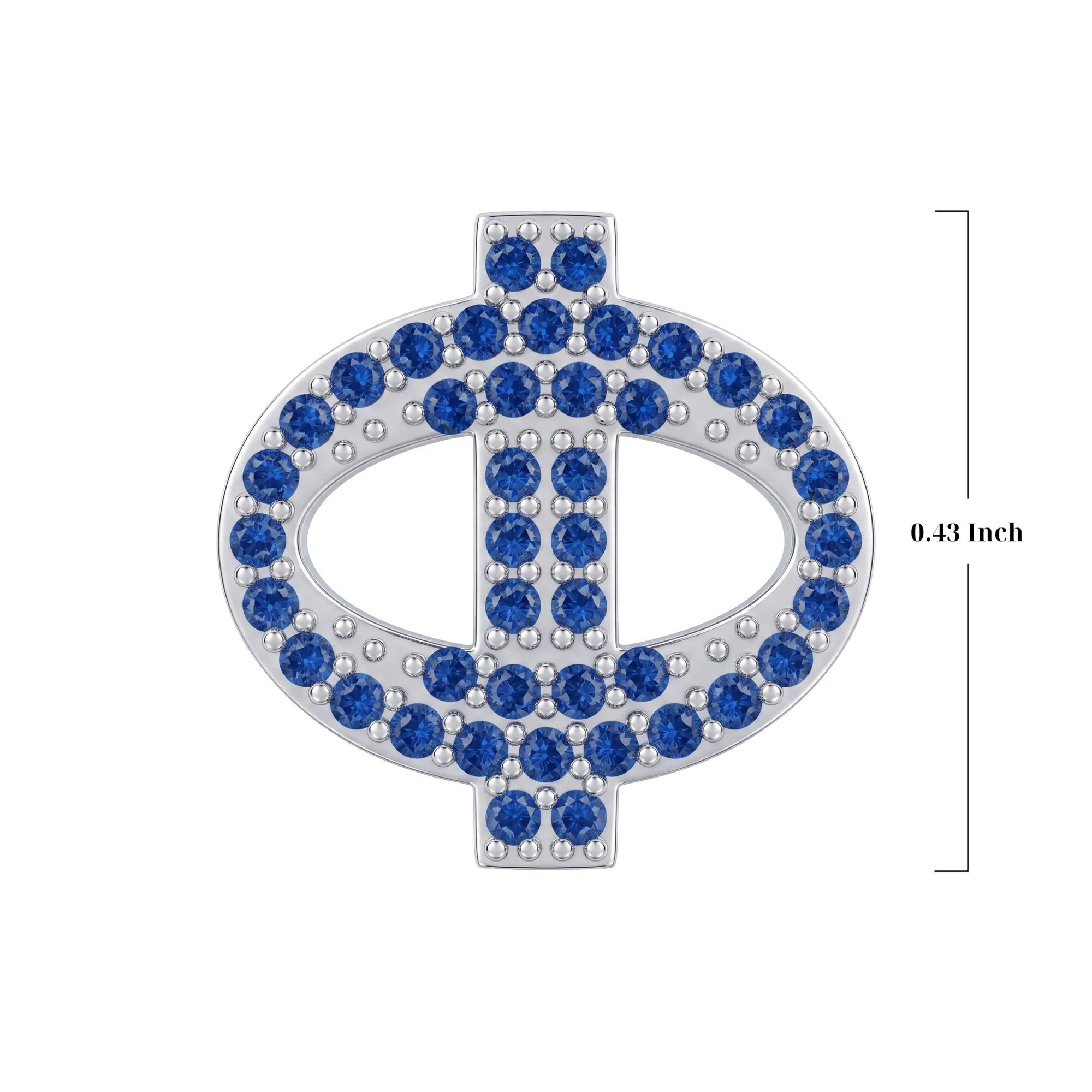Blue Letter Φ / Phi Charm