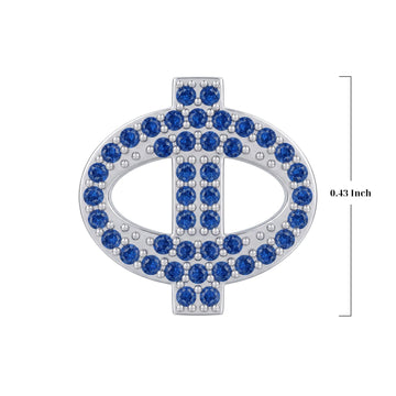 Blue Letter Φ / Phi Charm