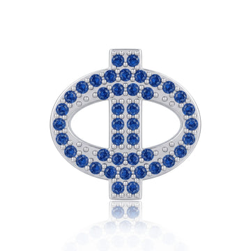 Blue Letter Φ / Phi Charm