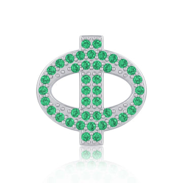 Green Letter Φ / Phi Charm