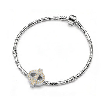 Gold Letter Φ / Phi Charm